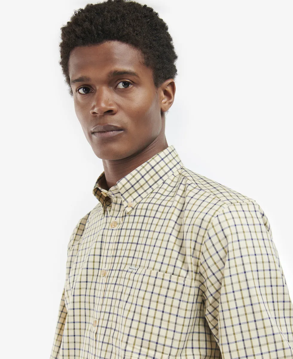 Barbour Sporting Regular Fit Tattersall Shirt -  at CCW Clothing