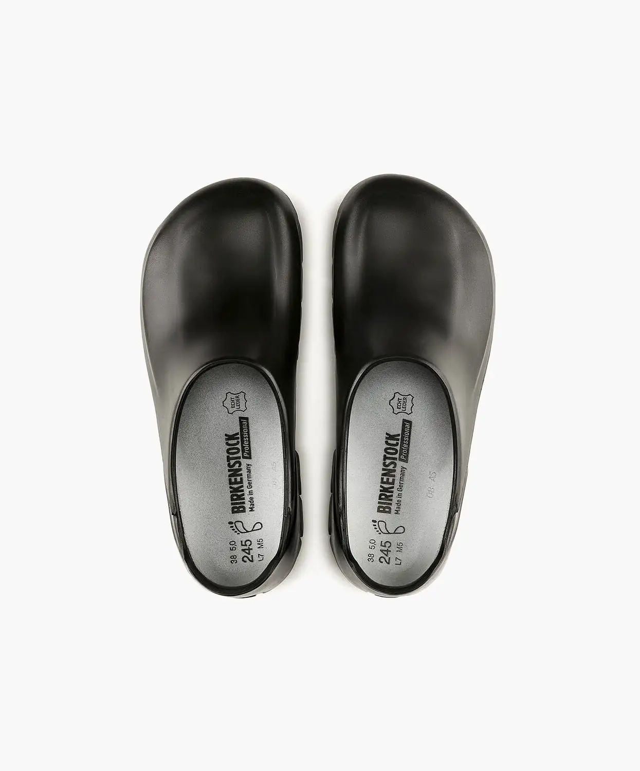 Birkenstock A640 Black Clogs with Steelcap Toe