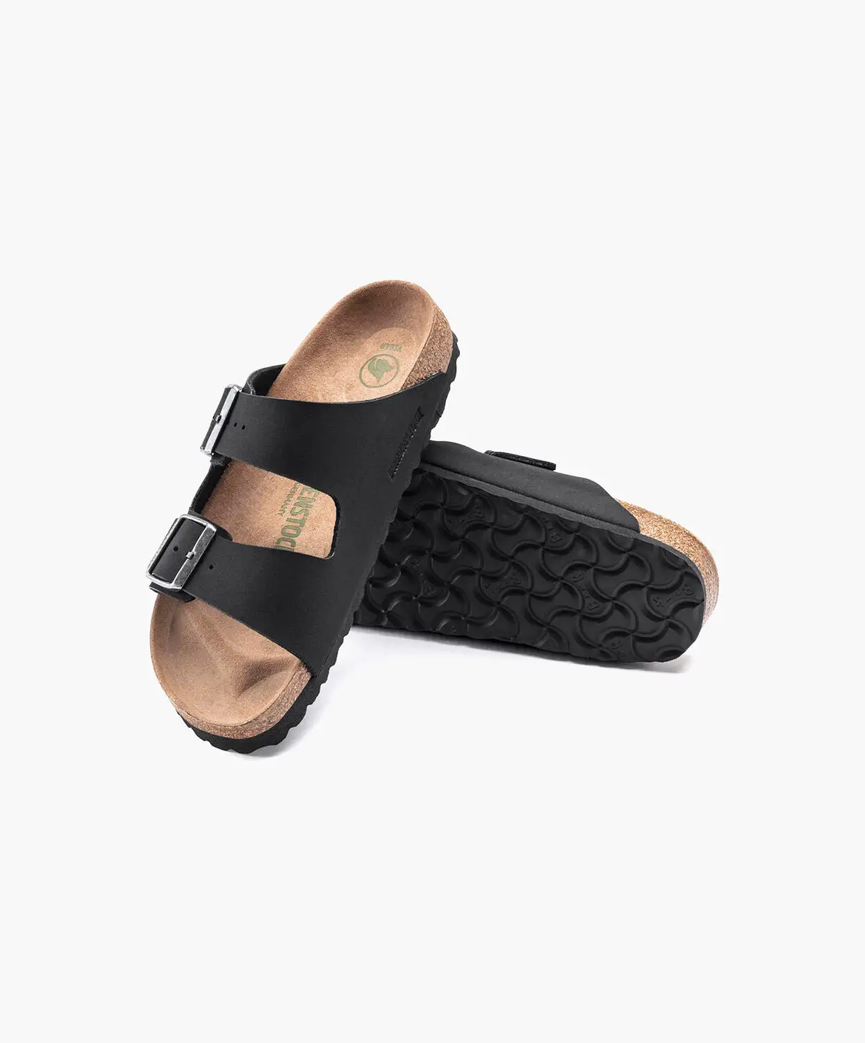 Birkenstock Arizona BirkiBuc/MicroFibre Black Vegan Sandals