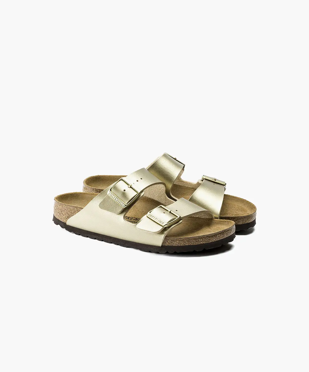 Birkenstock Arizona Birko-Flor Gold Sandals