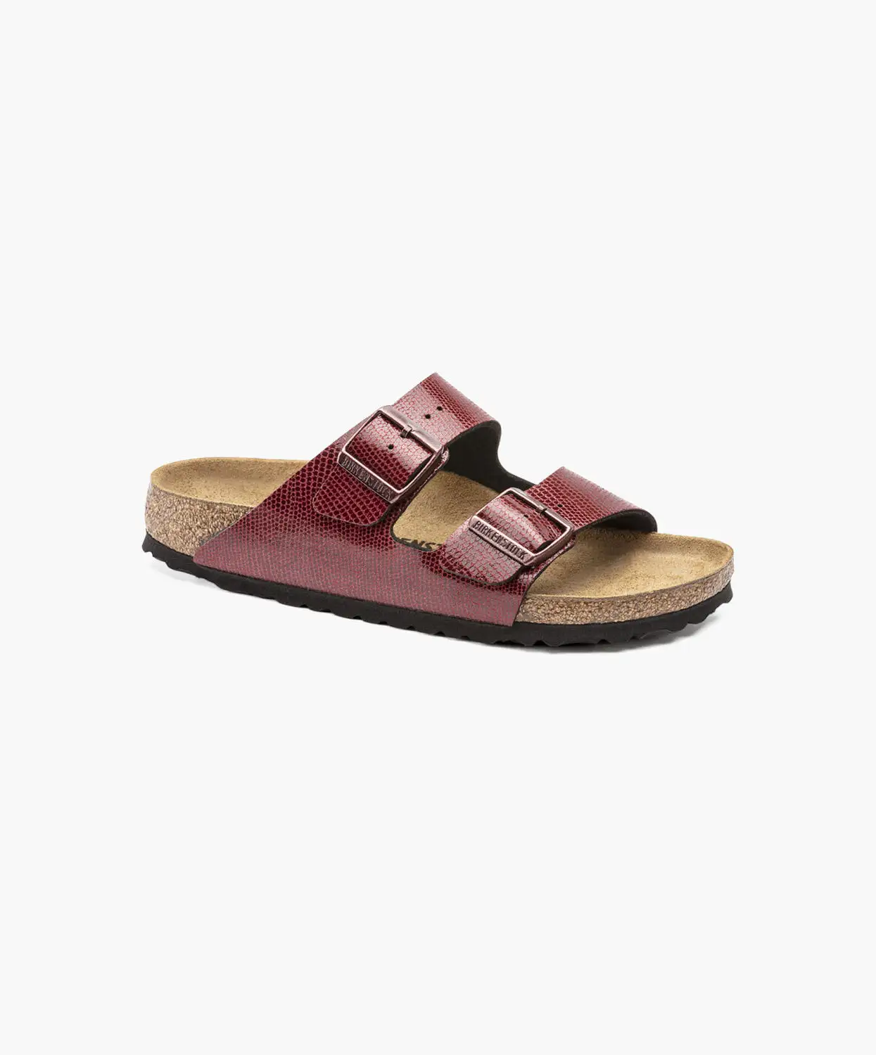 Birkenstock Arizona Birko-Flor Magical Metallic Maroon Sandals