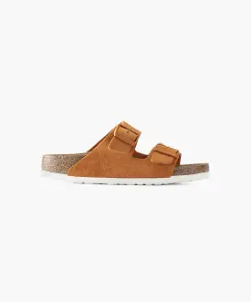 Birkenstock Arizona Suede Leather Russet Orange Soft Footbed Sandals