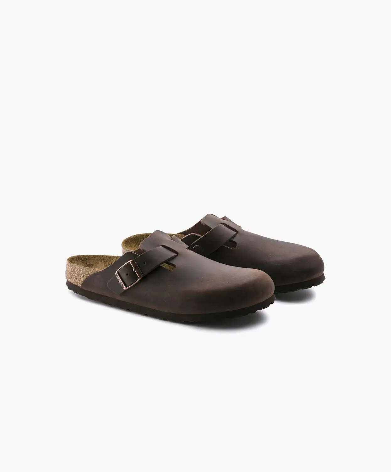 Birkenstock Boston Oiled Leather Habana Clogs