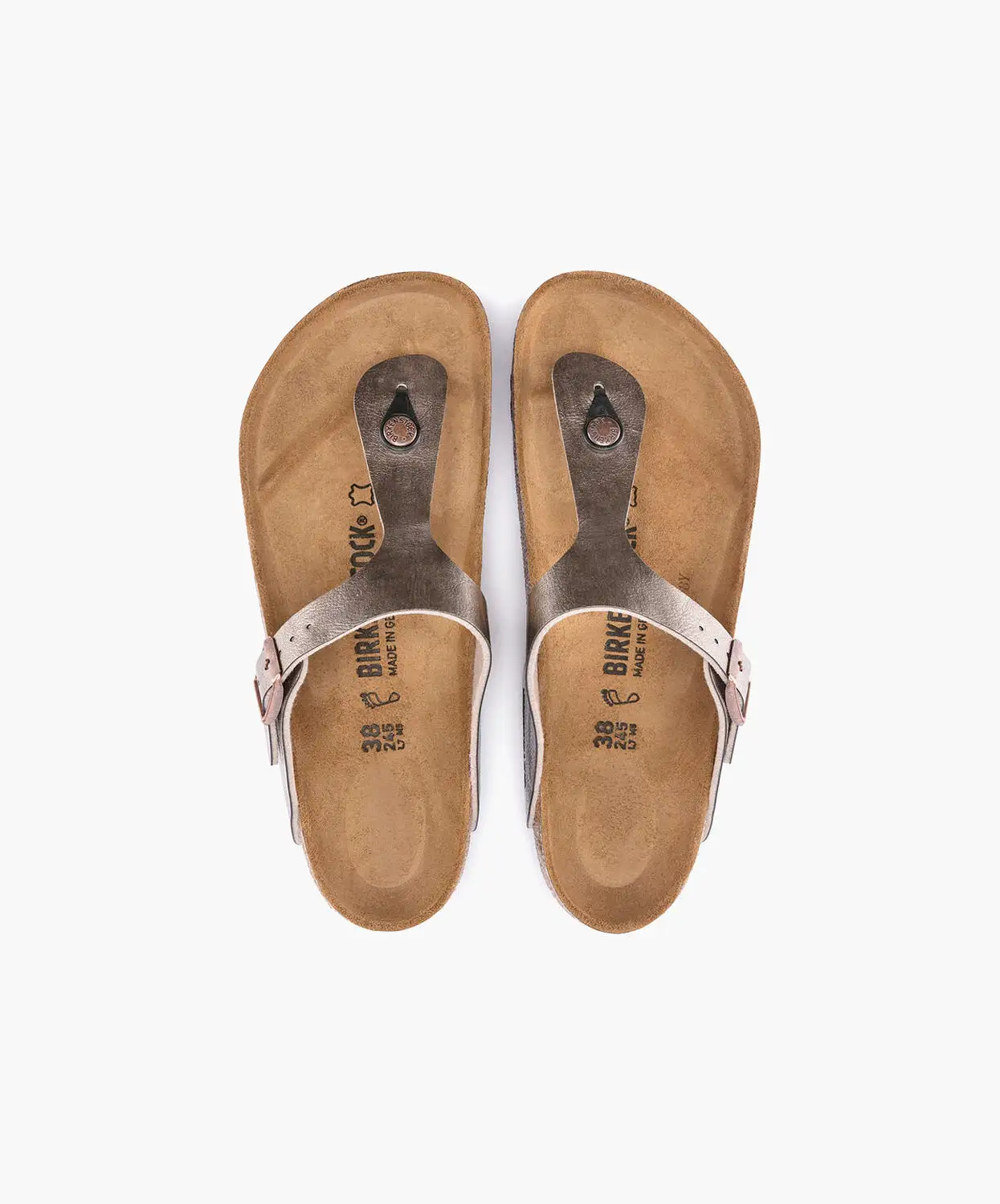 Birkenstock Gizeh Birko-Flor Graceful Taupe Sandals