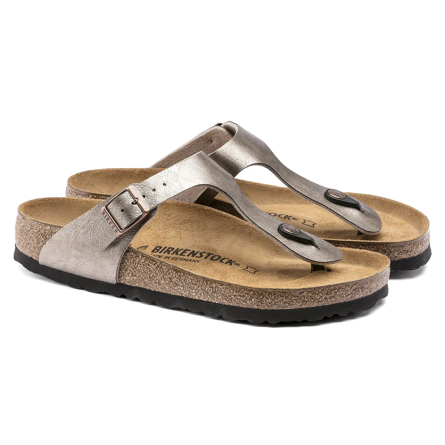 Birkenstock Gizeh Birko-Flor Graceful Taupe Sandals