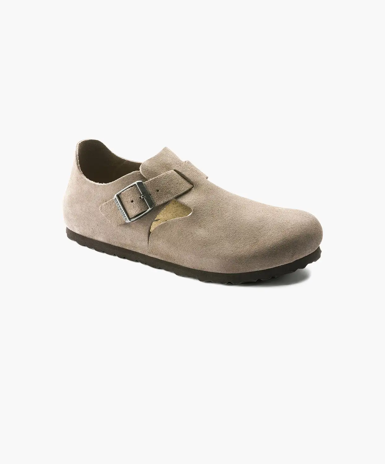 Birkenstock London Suede Leather Taupe Shoes