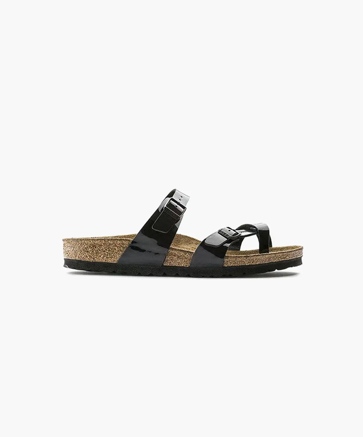 Birkenstock Mayari Birko-Flor Black Patent Sandals