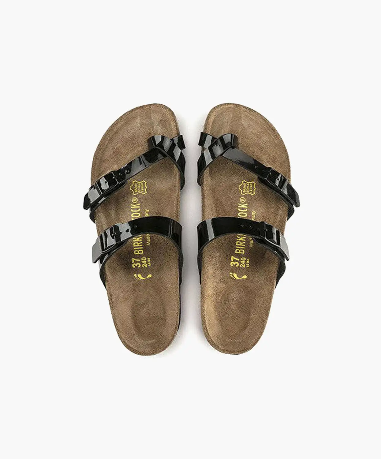 Birkenstock Mayari Birko-Flor Black Patent Sandals