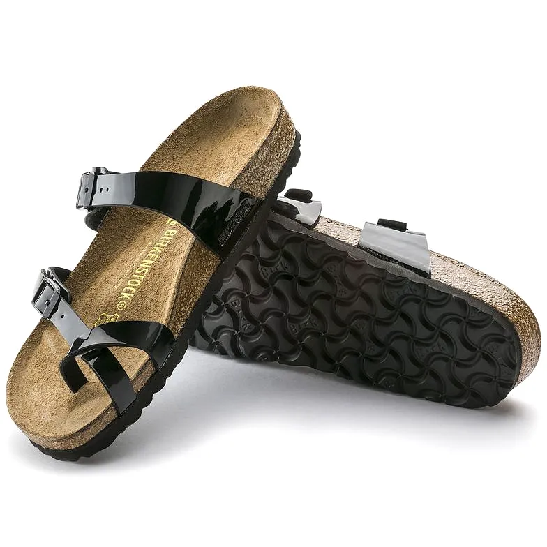 Birkenstock Mayari Birko-Flor Black Patent Sandals