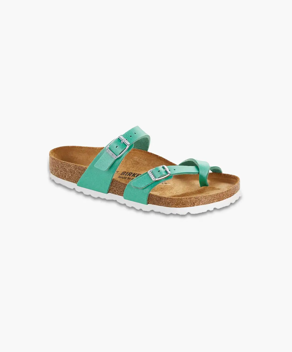 Birkenstock Mayari Birko-Flor Icy Metallic Emerald Sandals