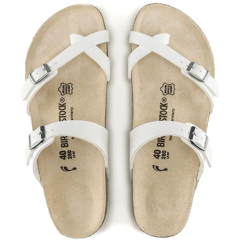 Birkenstock Mayari Birko-Flor White Sandals