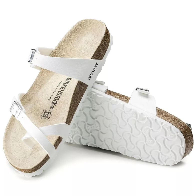 Birkenstock Mayari Birko-Flor White Sandals