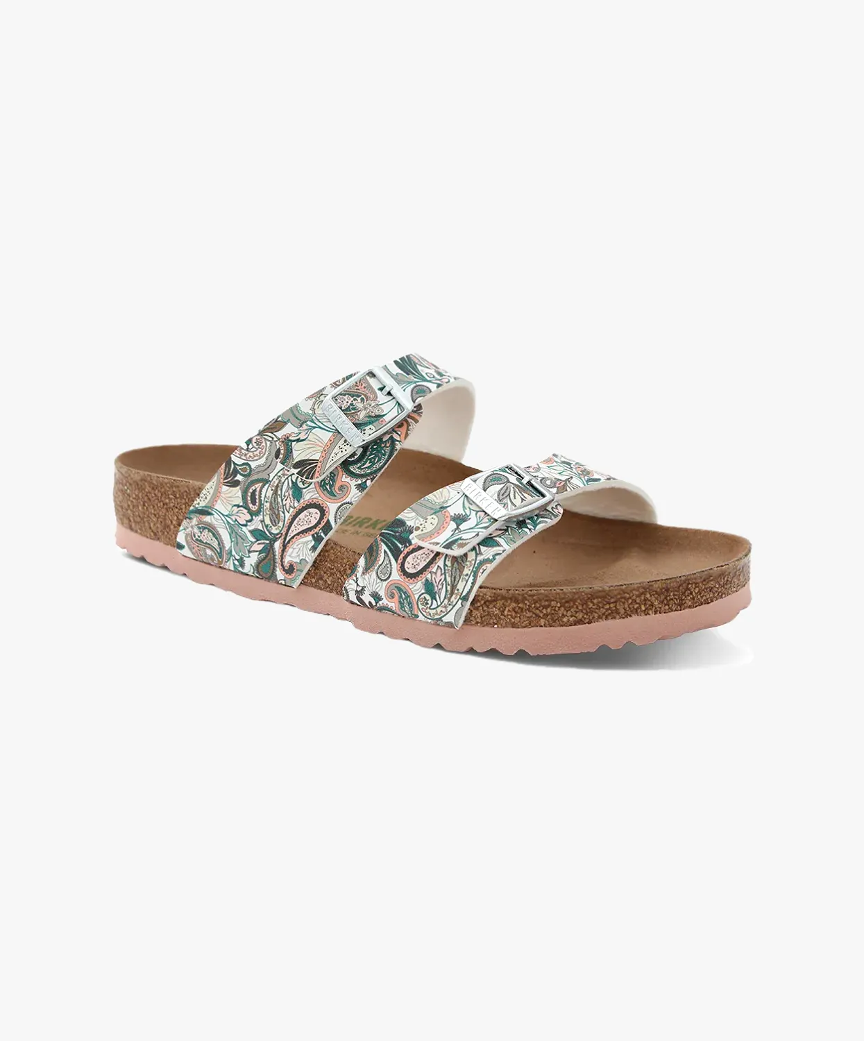 Birkenstock Sydney BF Paisley Light Rose/Multicolour Vegan Sandals