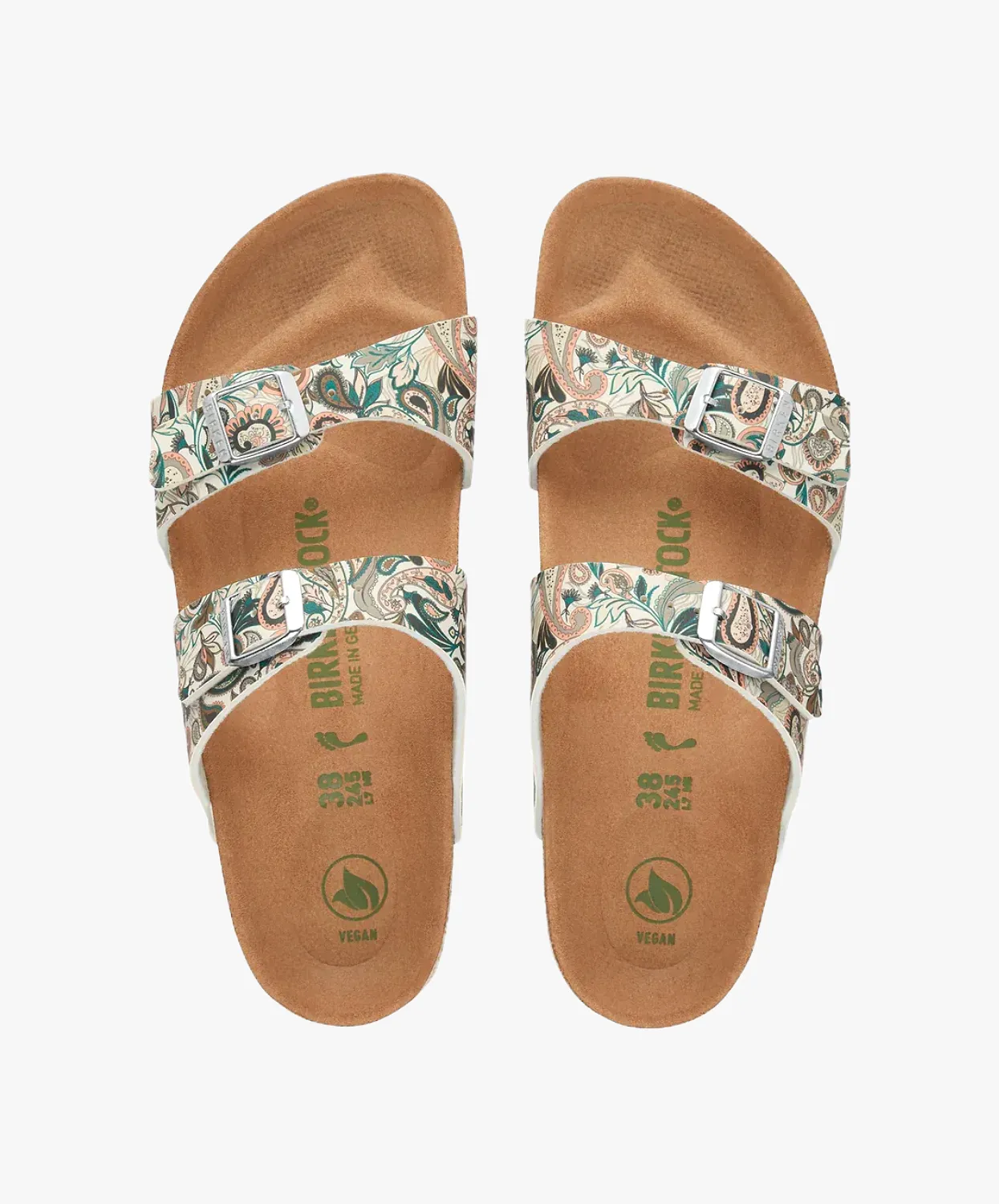 Birkenstock Sydney BF Paisley Light Rose/Multicolour Vegan Sandals