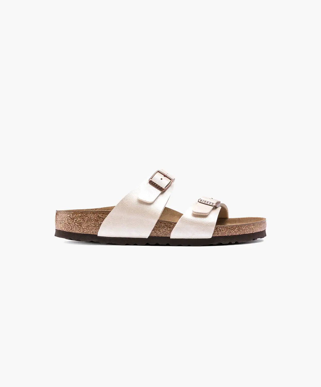 Birkenstock Sydney Birko-Flor Graceful Pearl White Sandals