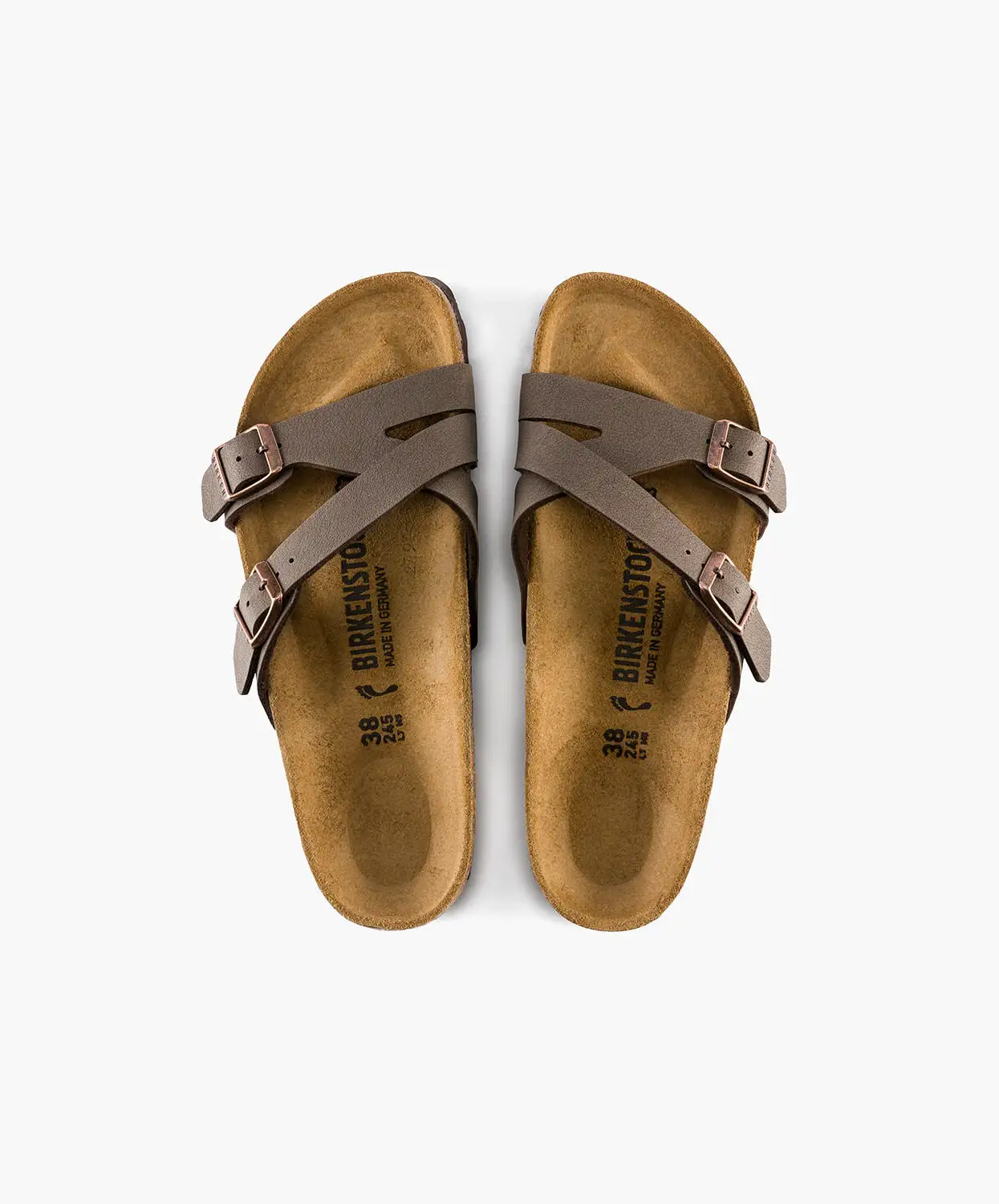 Birkenstock Yao BirkiBuc Mocca Sandals