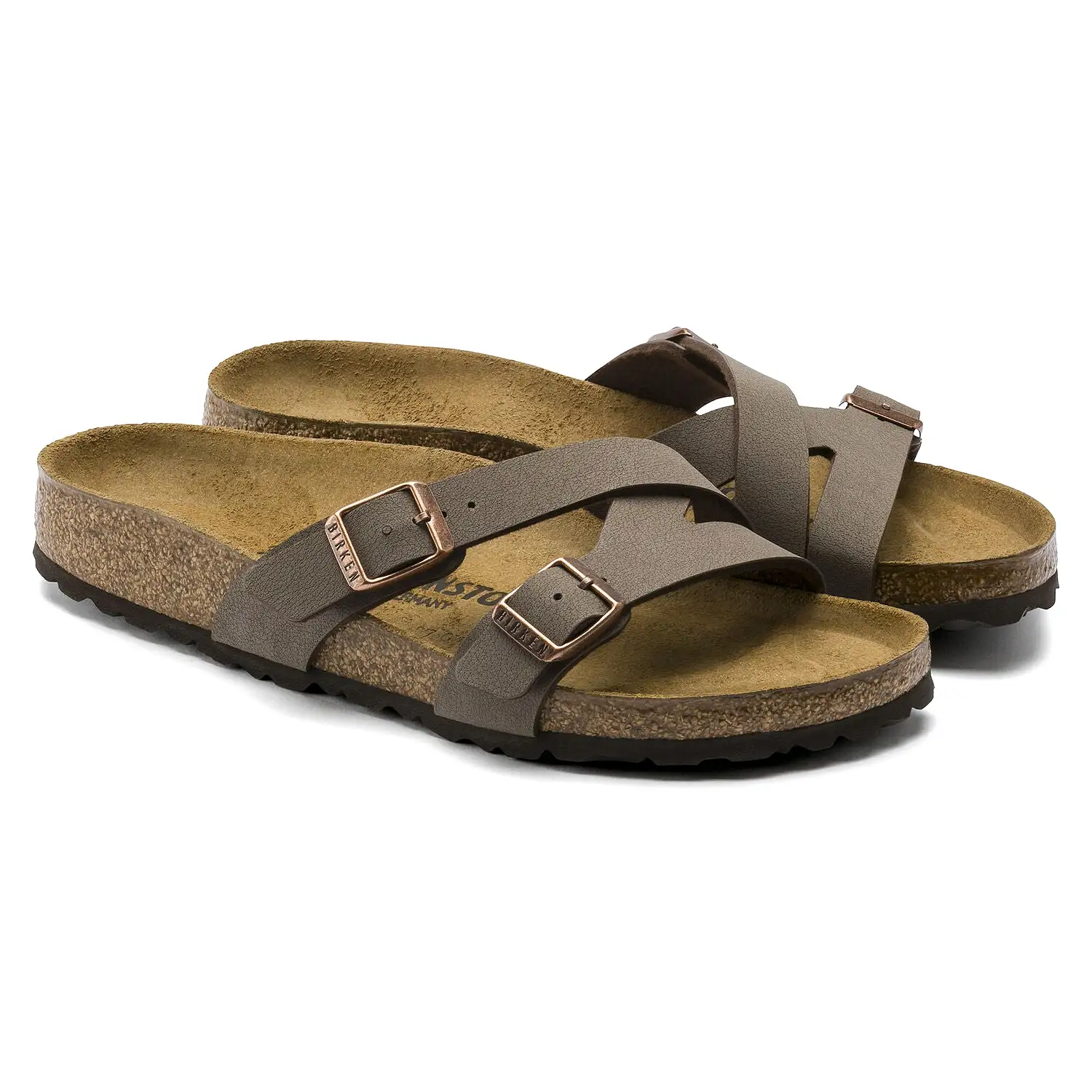 Birkenstock Yao BirkiBuc Mocca Sandals