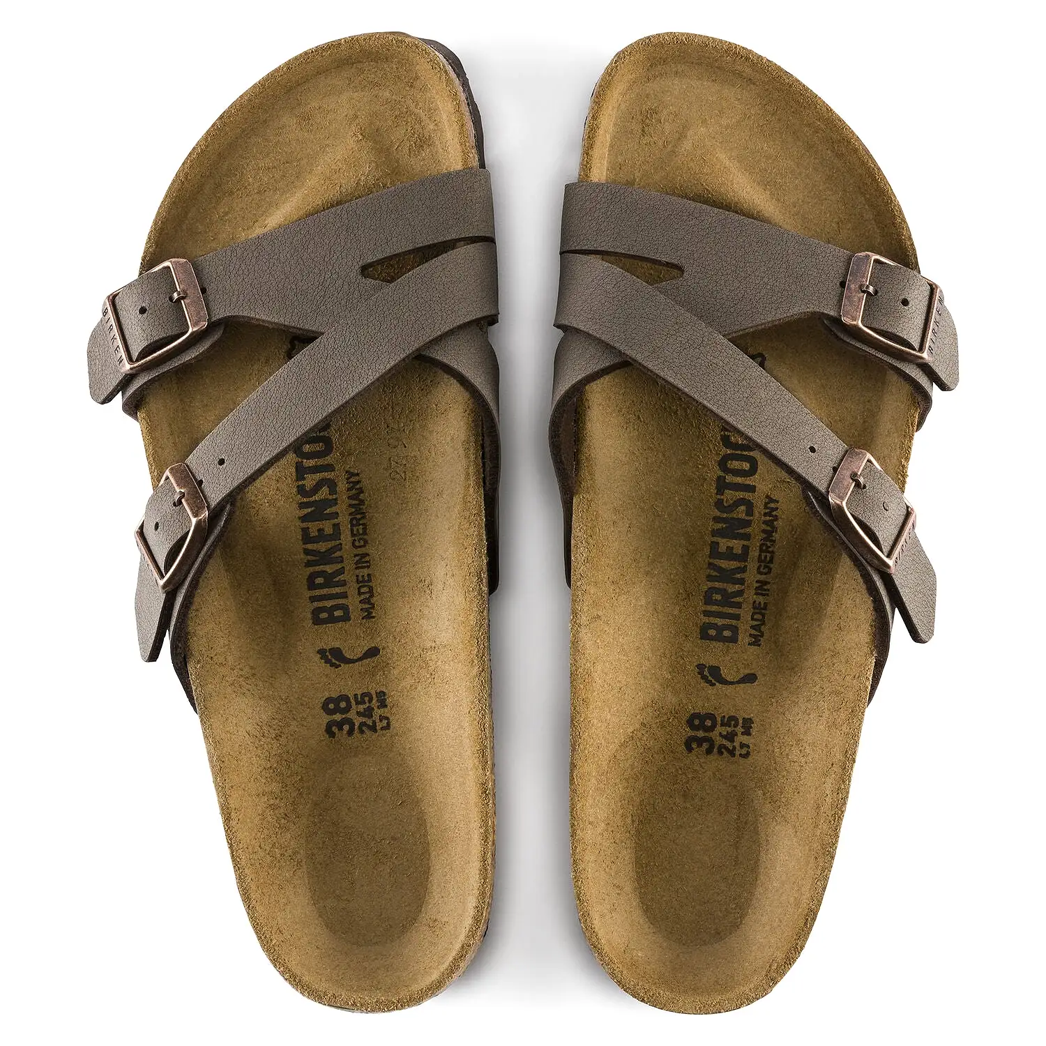 Birkenstock Yao BirkiBuc Mocca Sandals