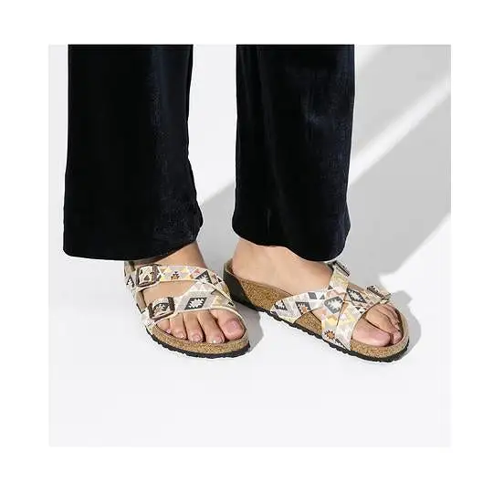 Birkenstock Yao Birko-Flor MicroFibre Ethno Mocca Vegan Sandals