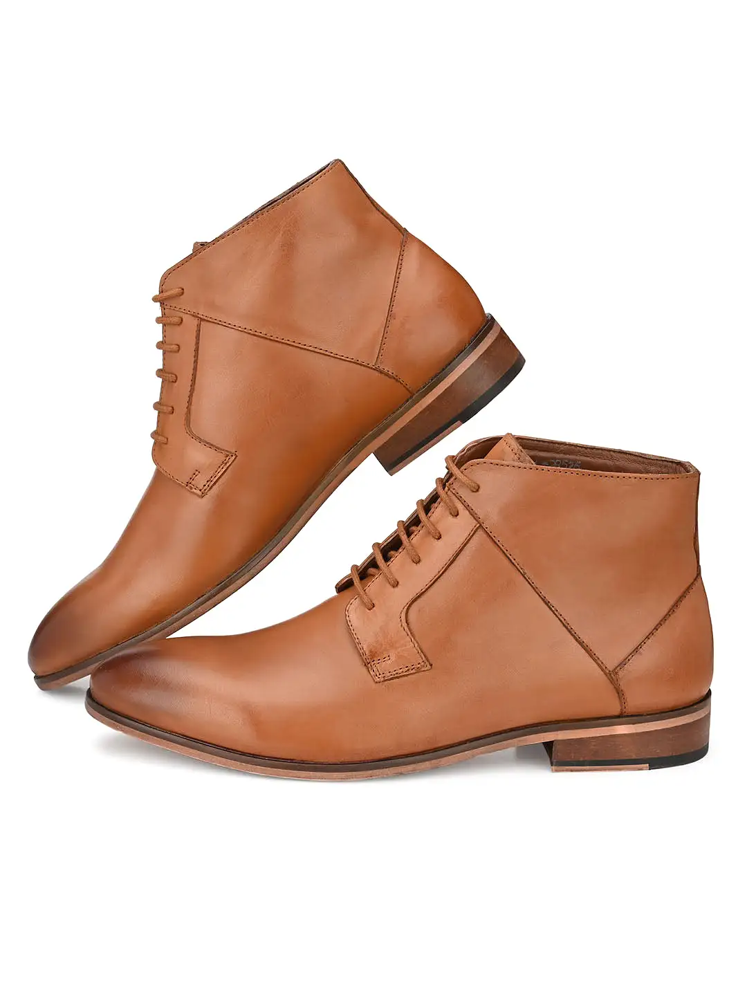 Blaze Tan Lace-Up Boots