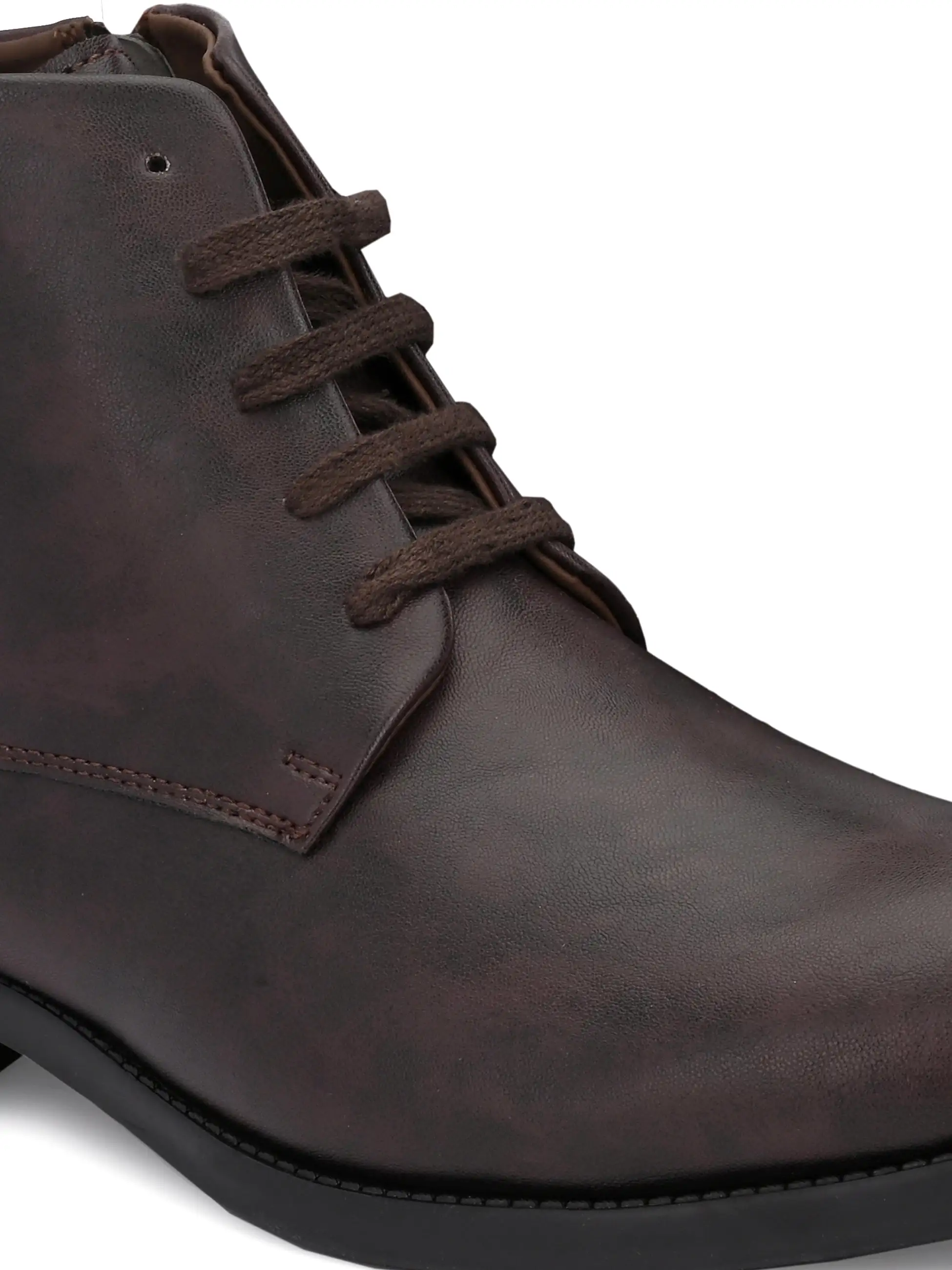 Conor Cherry Lace-Up Boots