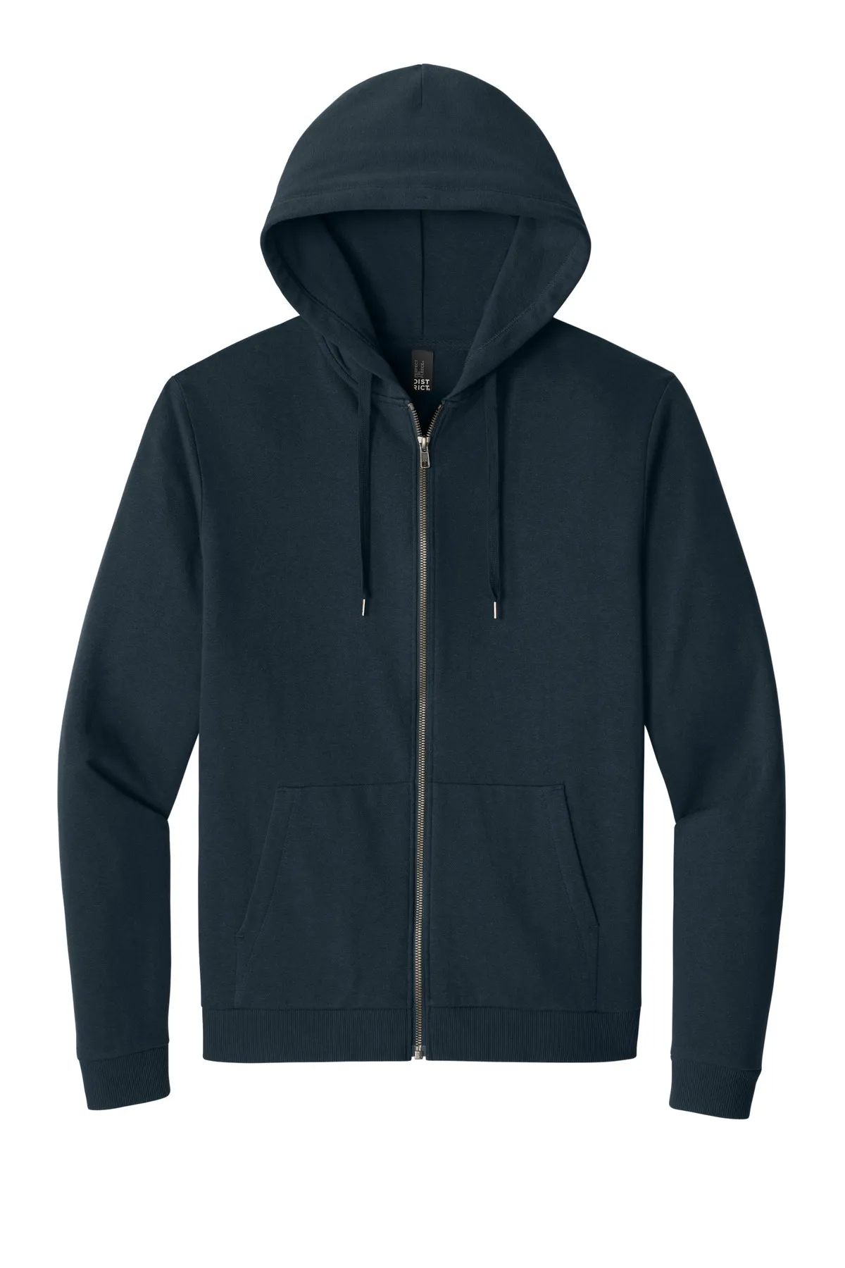 District Clothing DT1302 District   Perfect Tri   Fleece Full-Zip Hoodie SKU: DT1302