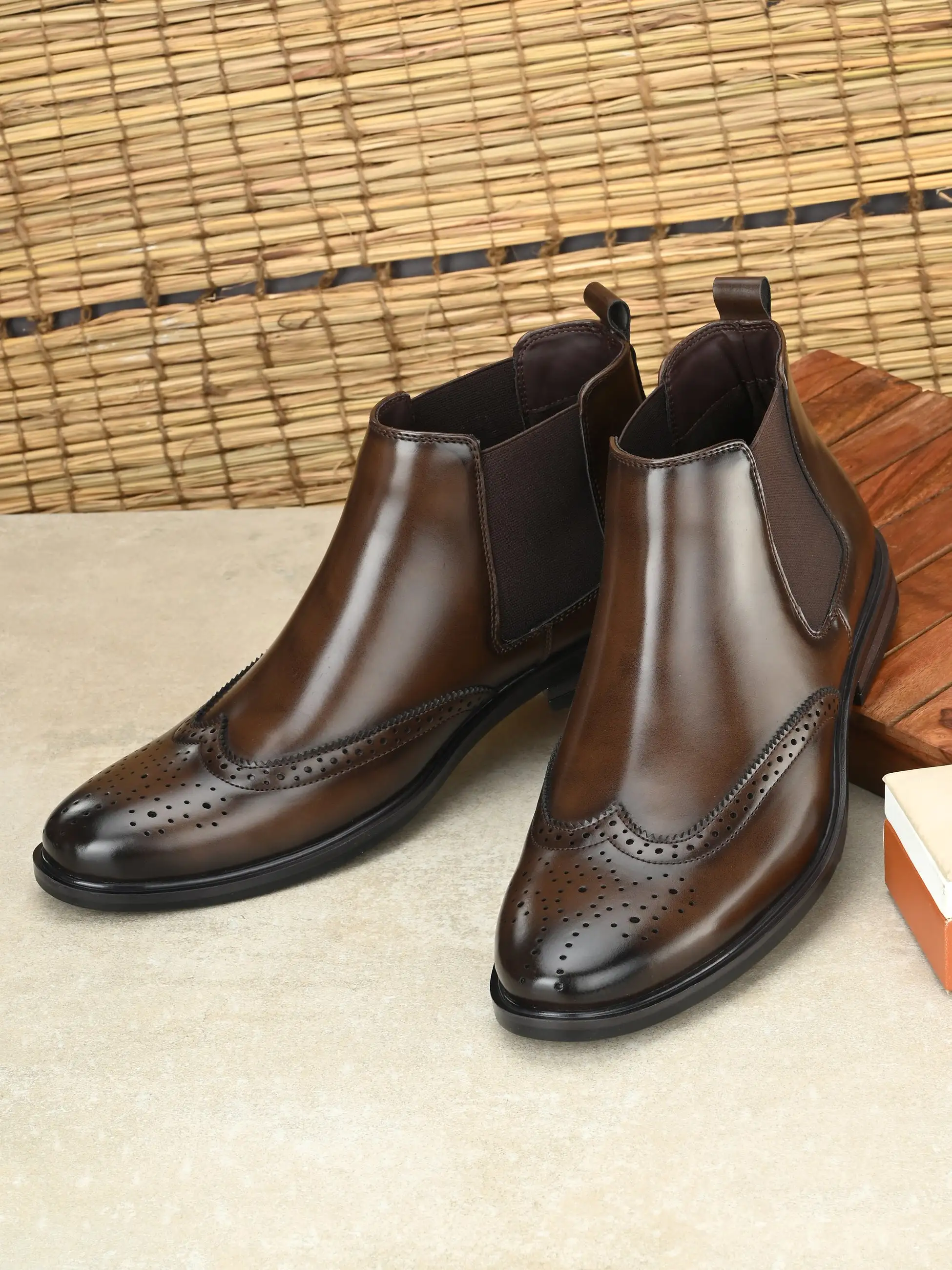 Hague Brown Chelsea Boots