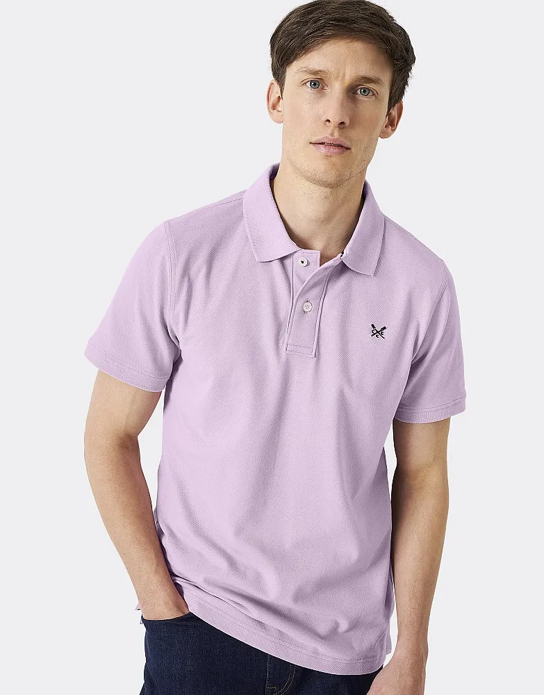 Men's Classic Pique Polo Shirt from Crew Clothing Company