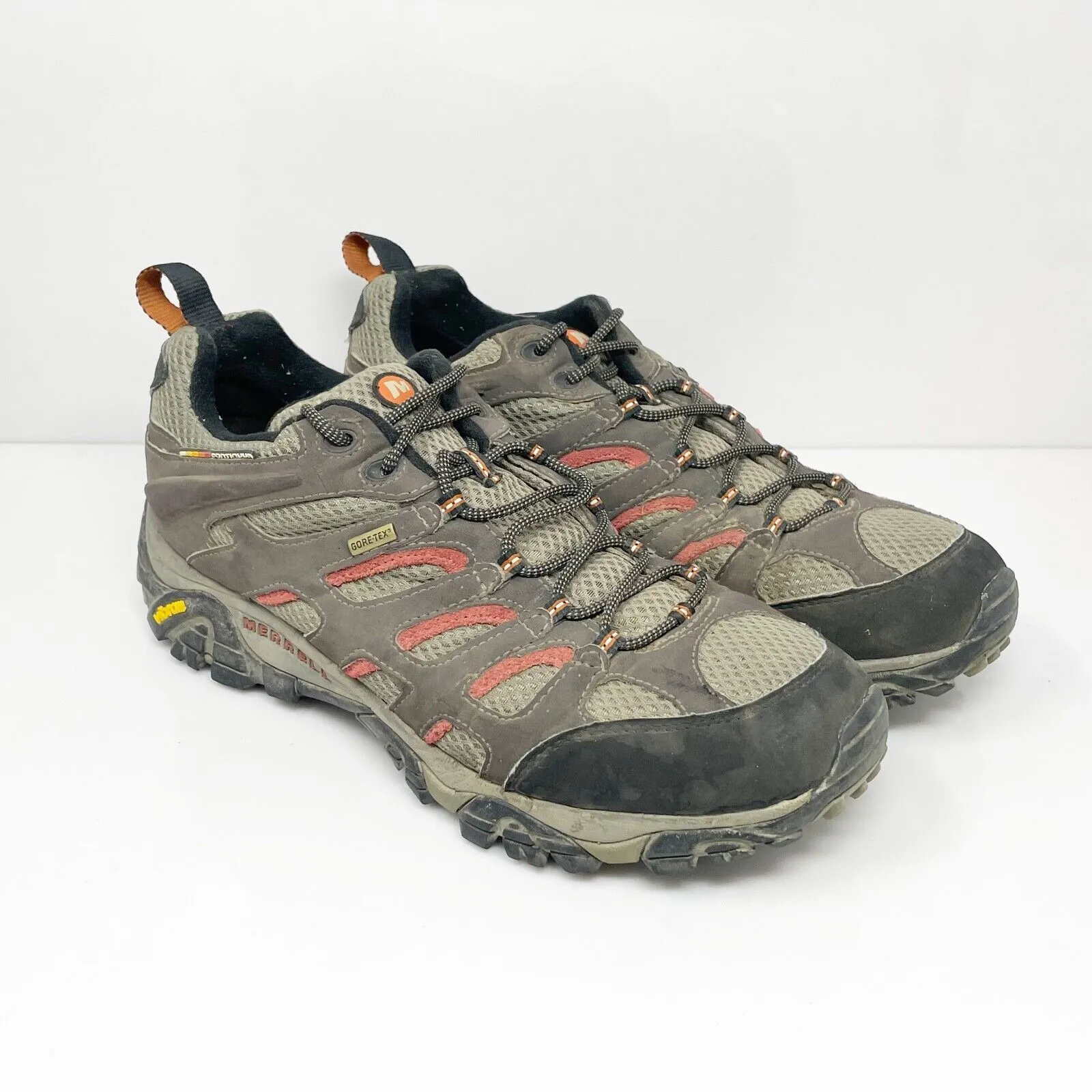 Merrell Mens Moab Gore Tex J87323 Gray Hiking Shoes Sneakers Size 11