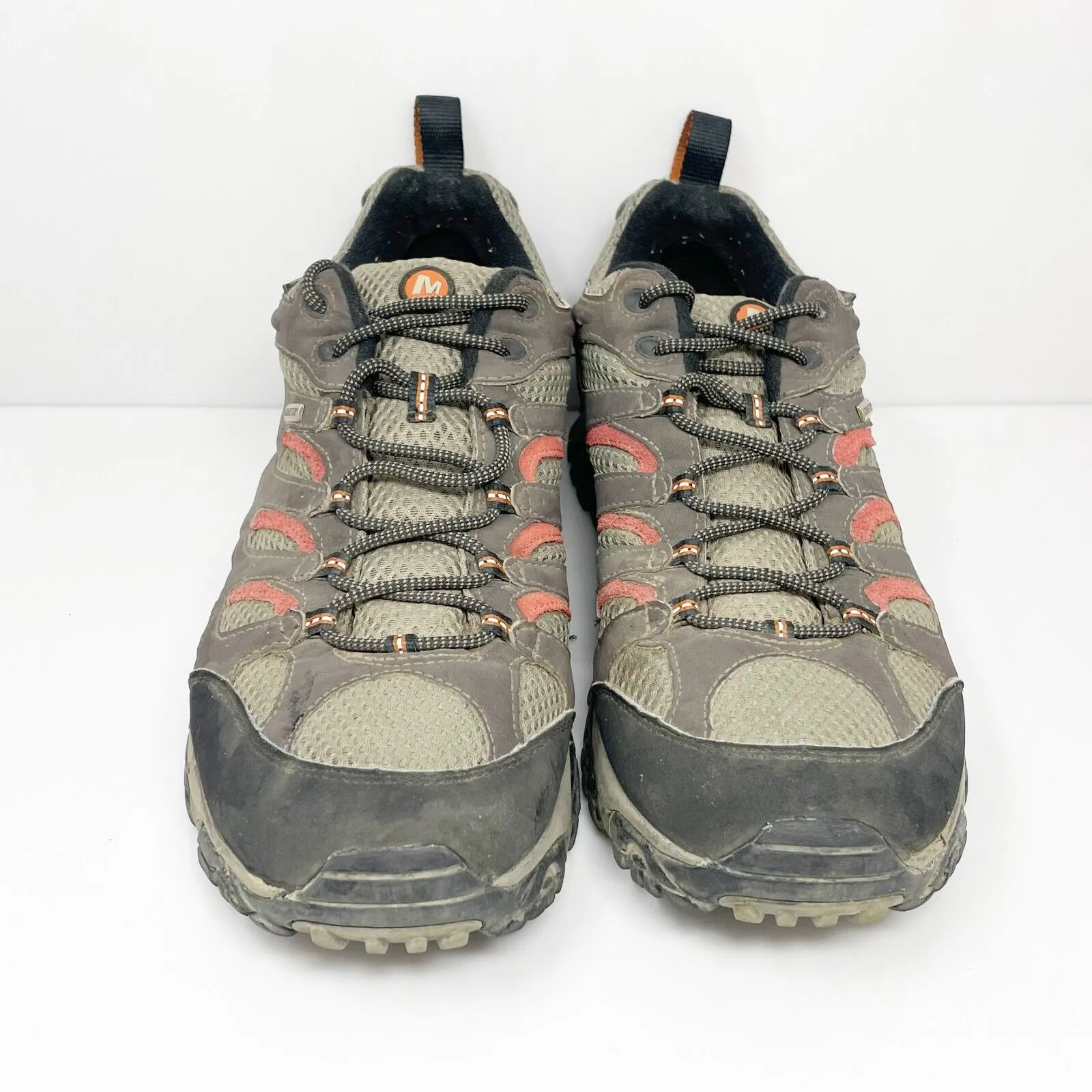 Merrell Mens Moab Gore Tex J87323 Gray Hiking Shoes Sneakers Size 11