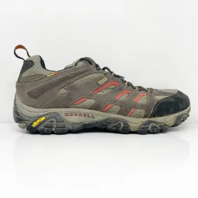 Merrell Mens Moab Gore Tex J87323 Gray Hiking Shoes Sneakers Size 11