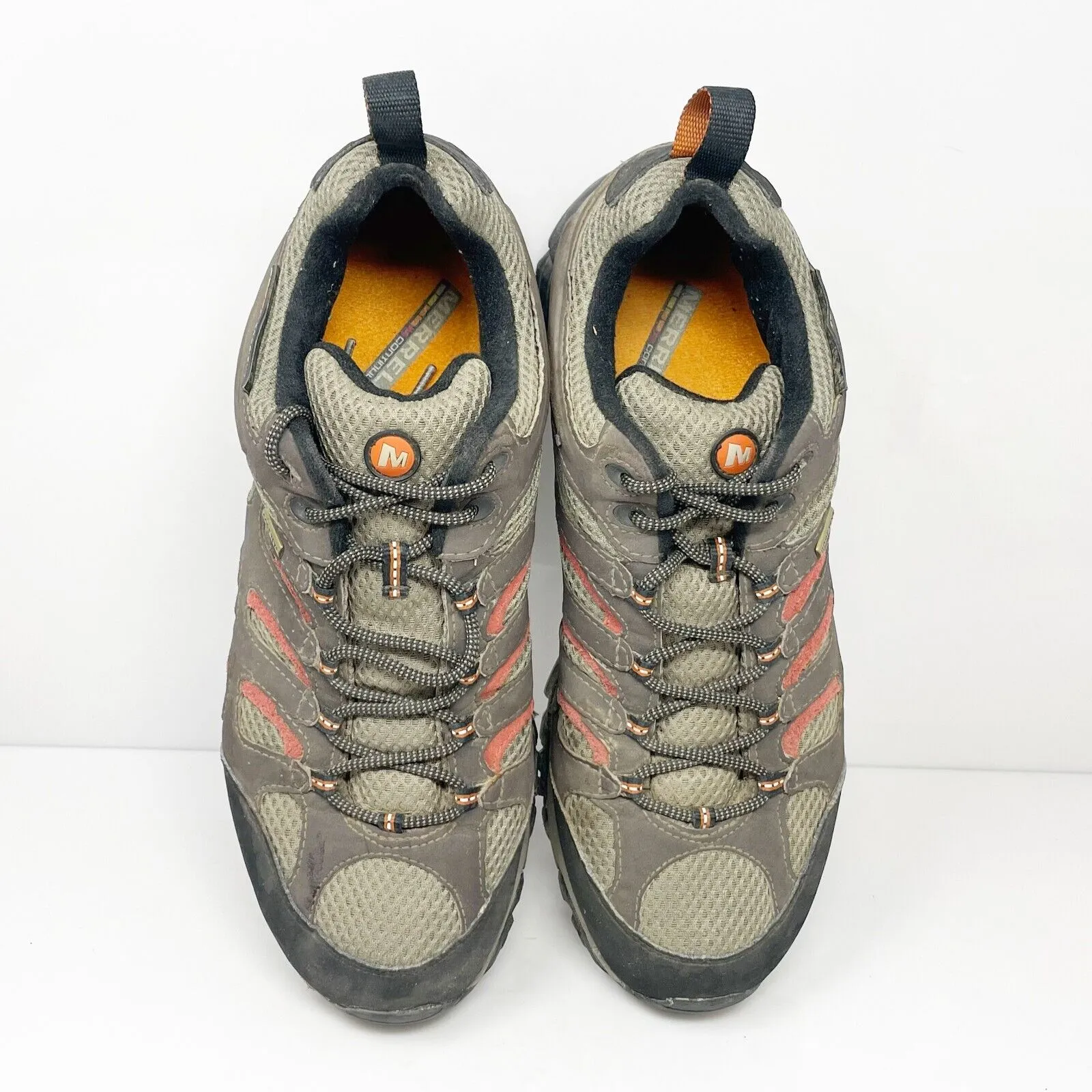 Merrell Mens Moab Gore Tex J87323 Gray Hiking Shoes Sneakers Size 11