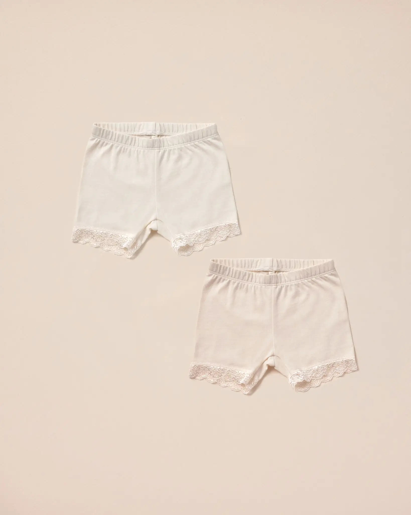 Noralee - Ivory + Natural Cartwheel Shorts