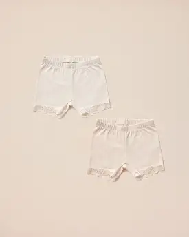 Noralee - Ivory + Natural Cartwheel Shorts