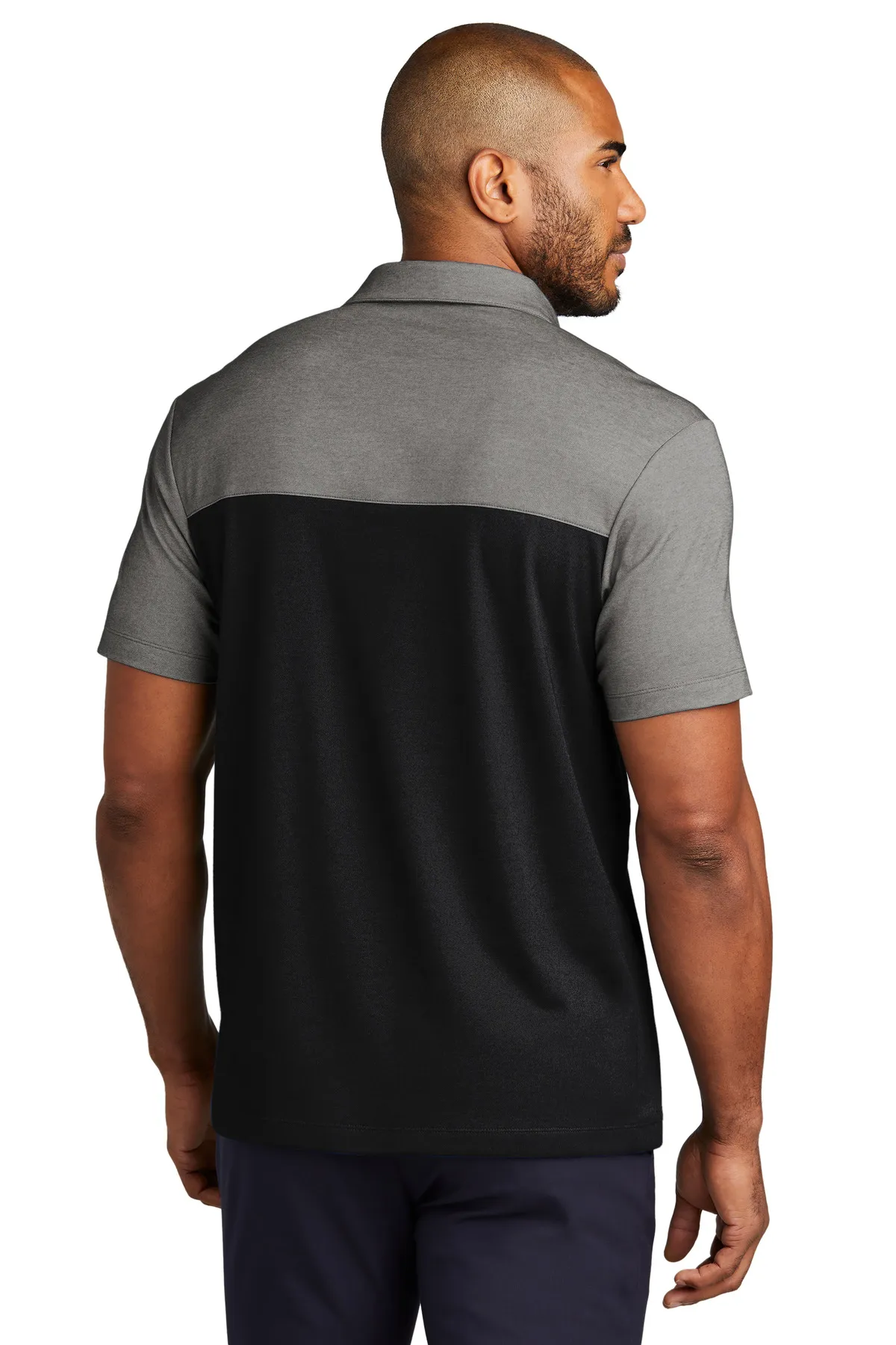 Port Authority Clothing K831 Port Authority Fine Pique Blend Blocked Polo SKU: K831