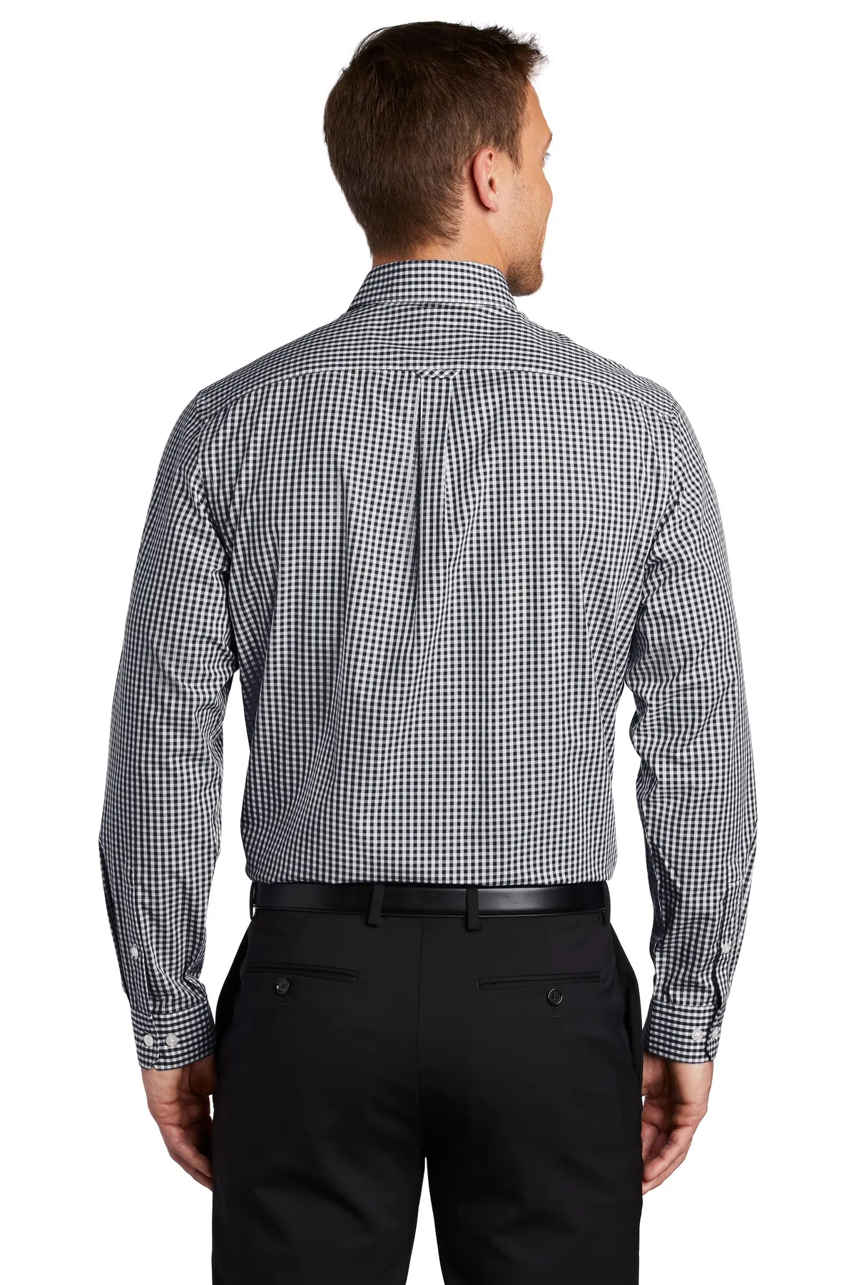 Port Authority Clothing W644 Port Authority    Broadcloth Gingham Easy Care Shirt SKU: W644