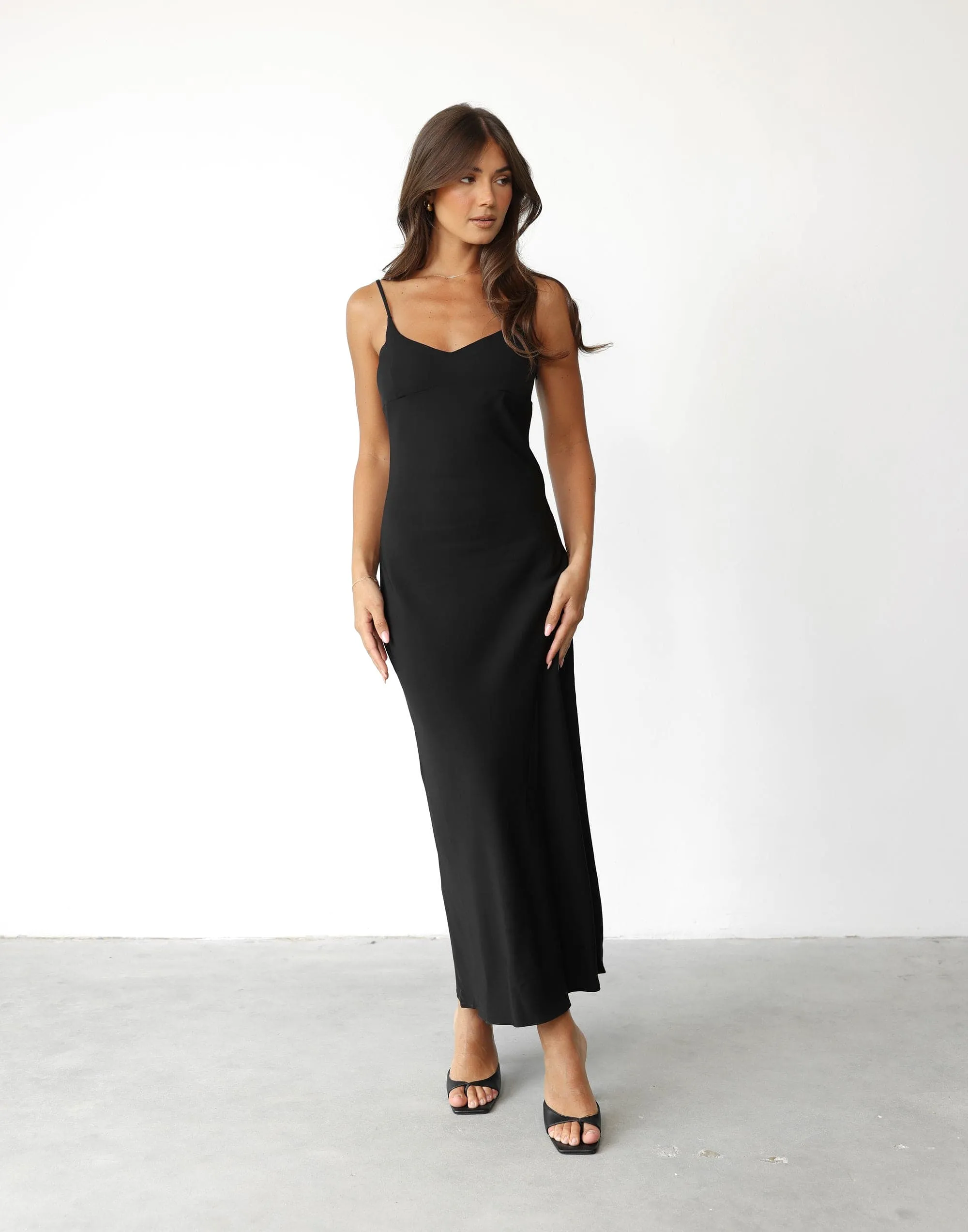 Rosalina Maxi Dress (Black)