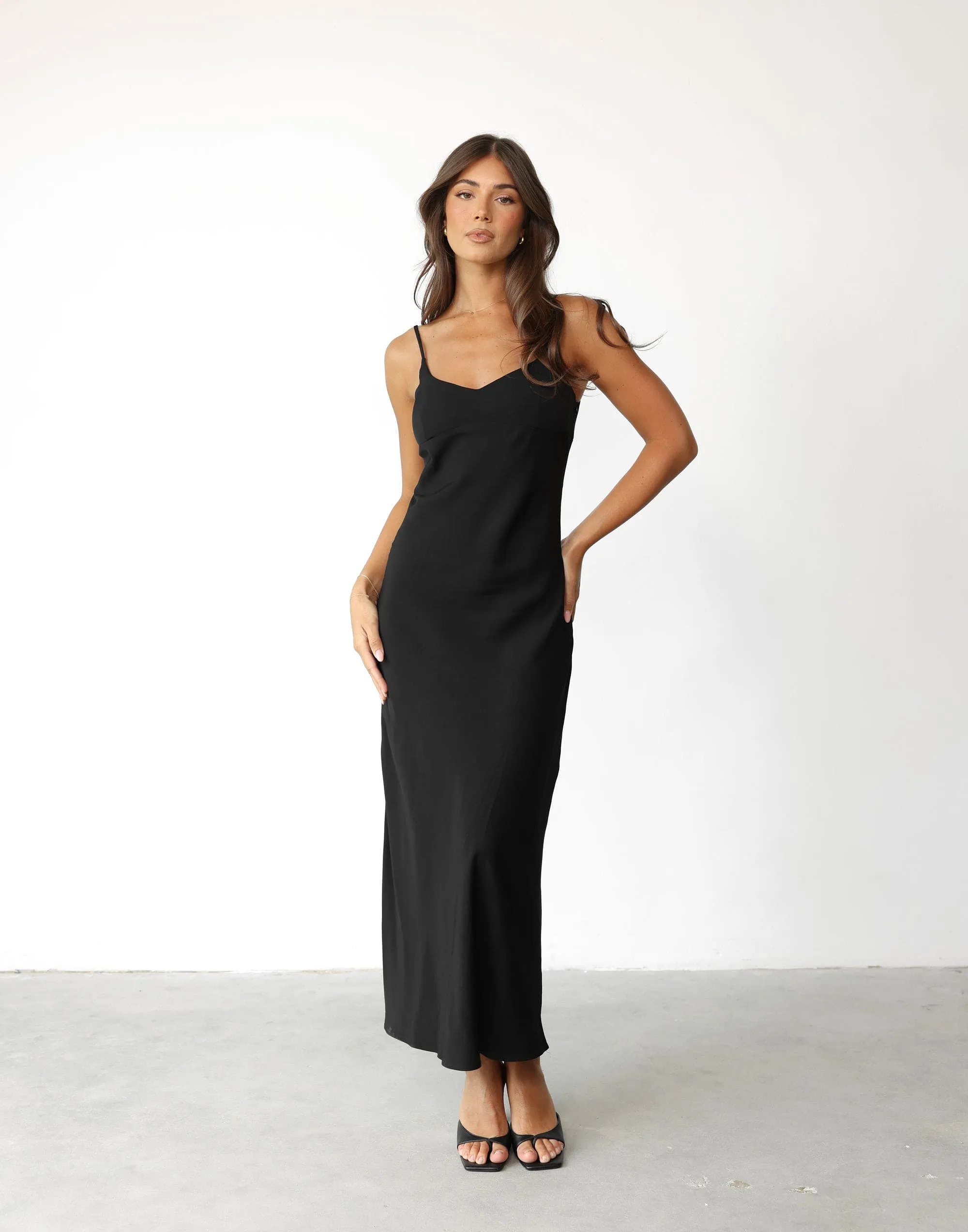 Rosalina Maxi Dress (Black)