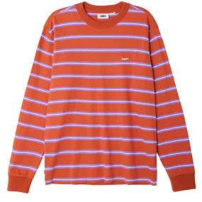 Skip Stripe Long Sleeve T-Shirt | Obey Clothing UK