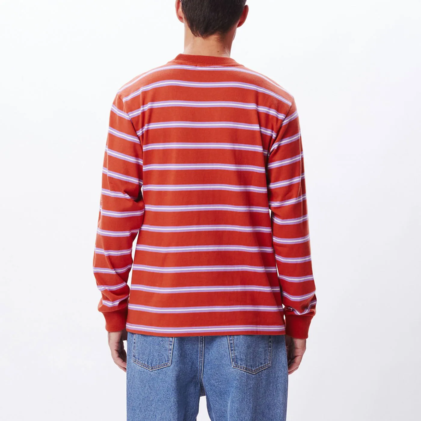 Skip Stripe Long Sleeve T-Shirt | Obey Clothing UK