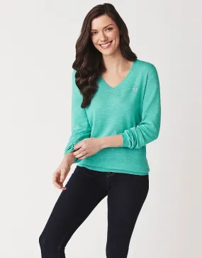 Women's Foxglove V Neck Jumper from Crew Clothing Company