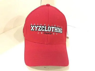 XYZ Clothing Co. Nu-Fit Cap Red Size S/M